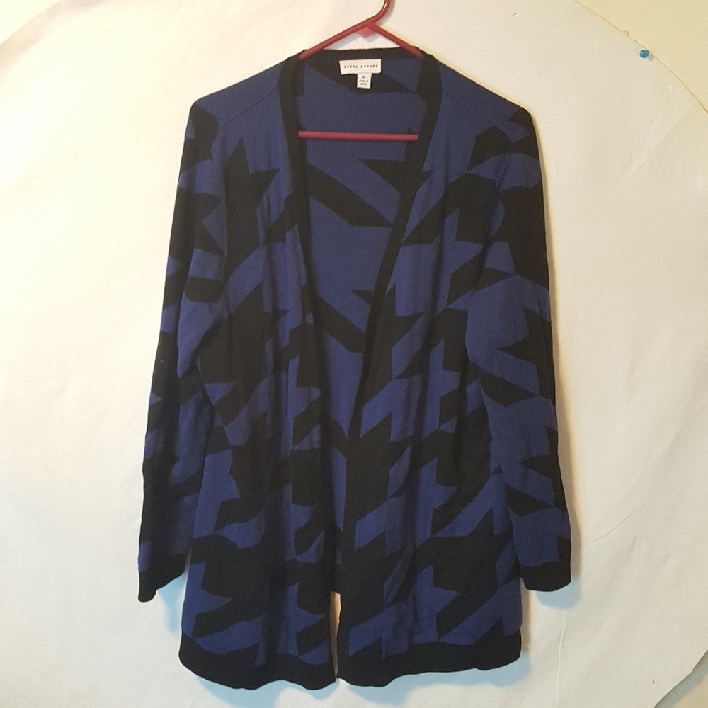 HOLD TTBELLA81 Susan Graver Open Front Cardigan